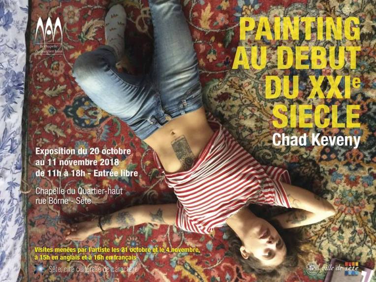 Affiche exposition Chad Keveny à Sète 2018 - Atelier TA Toulouse