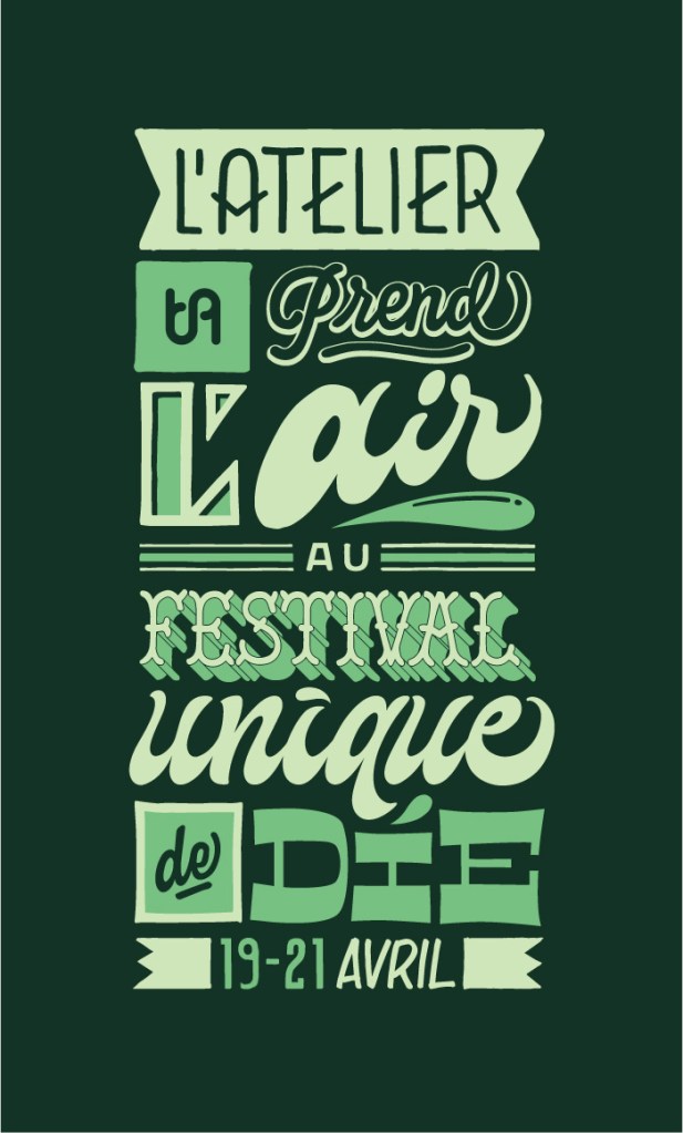Atelier TA - Flyer de TA prend l'air au Festival Unique de Die 2019